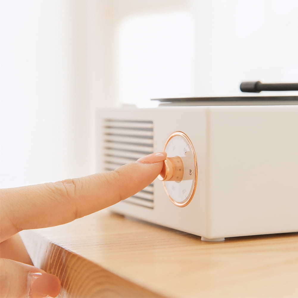 🎵 Retro Mini Wireless Bluetooth Speaker – Vinyl Record Design with Rotating Disc & HD Sound