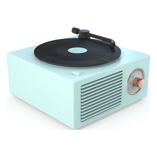 🎵 Retro Mini Wireless Bluetooth Speaker – Vinyl Record Design with Rotating Disc & HD Sound