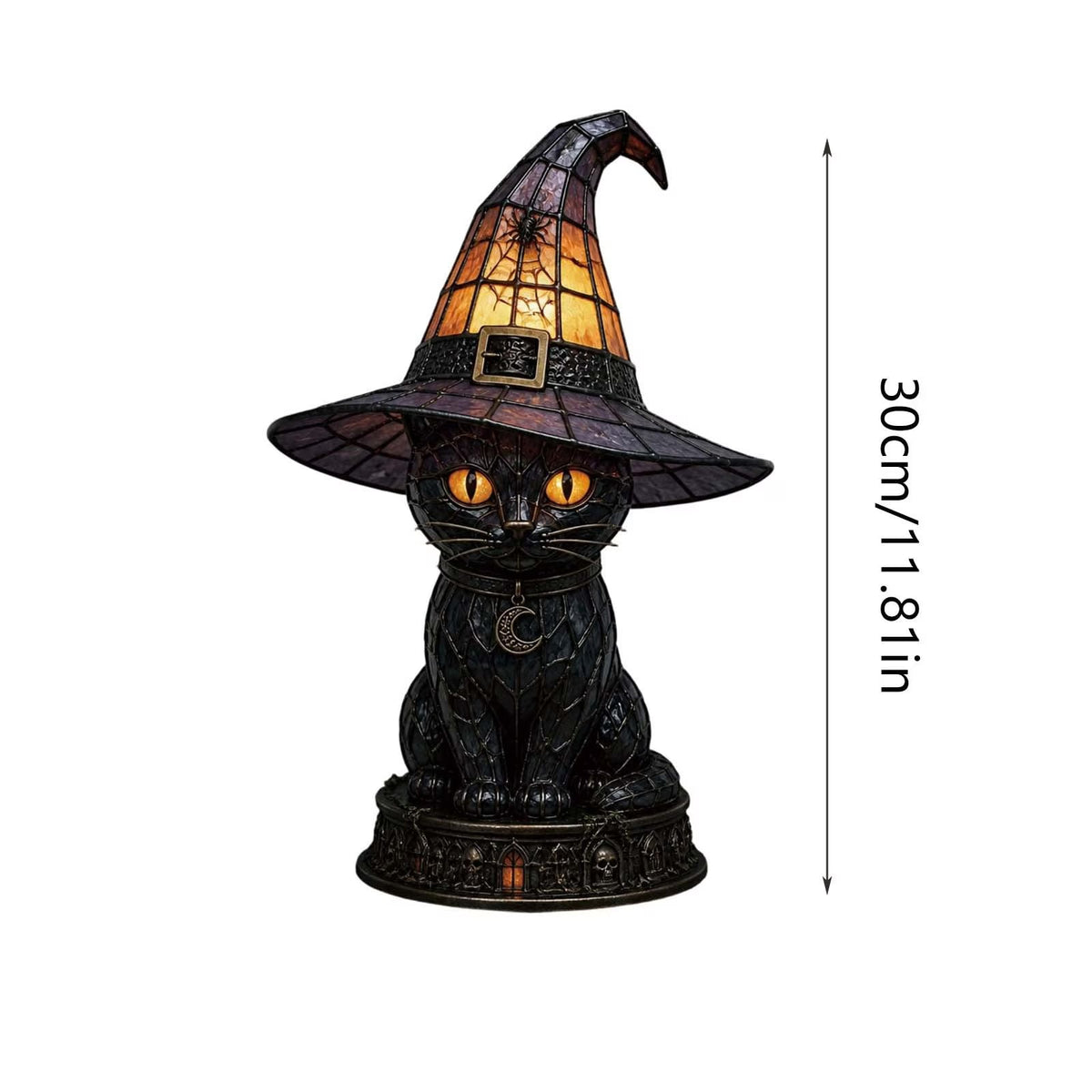 Halloween Black Cat Table Lamp – A Cozy Autumn Glow with a Touch of Magic 🐈‍⬛🎃✨