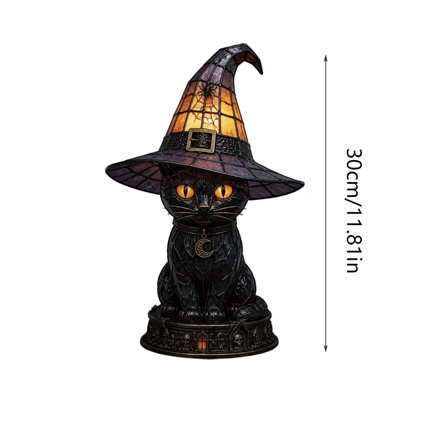 🐈 Halloween Black Cat Table Lamp – A Cozy Autumn Glow With A Touch Of Magic