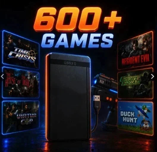 🕹️ Wireless Arcade Light Gun – Bring the Classic Shooting Gallery Home
