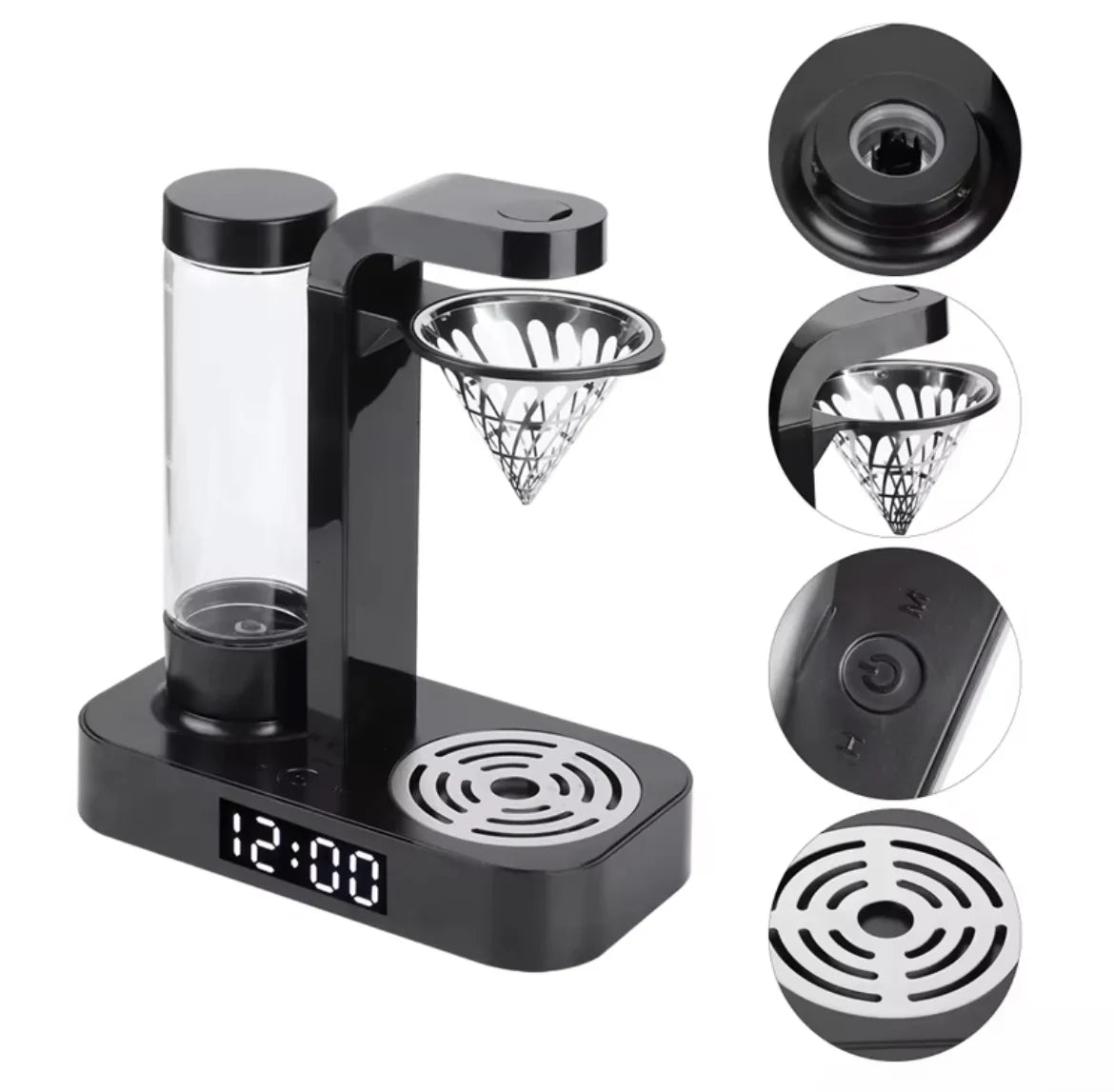 ☕ Programmable Coffee Maker with Digital Timer – Wake Up to Fresh Coffee